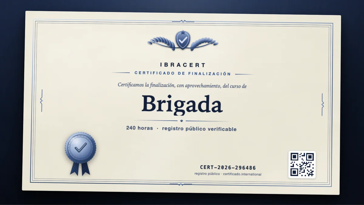 Portada del curso Brigada