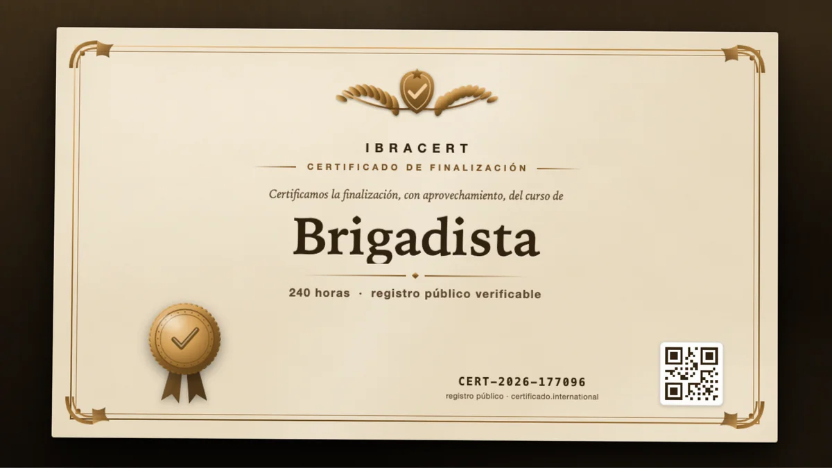 Portada del curso Brigadista