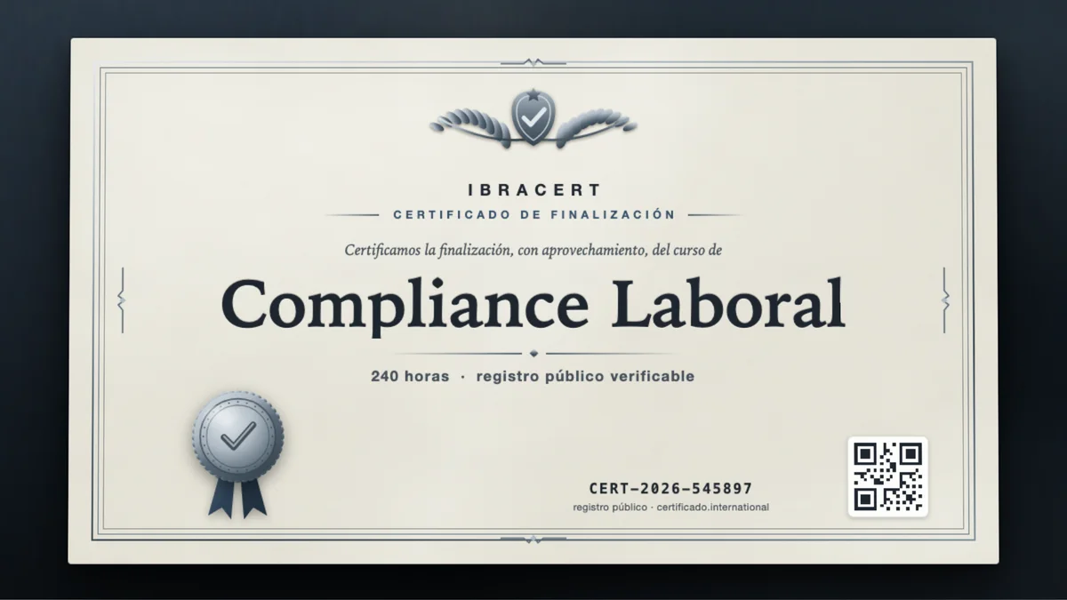 Portada del curso Compliance Laboral