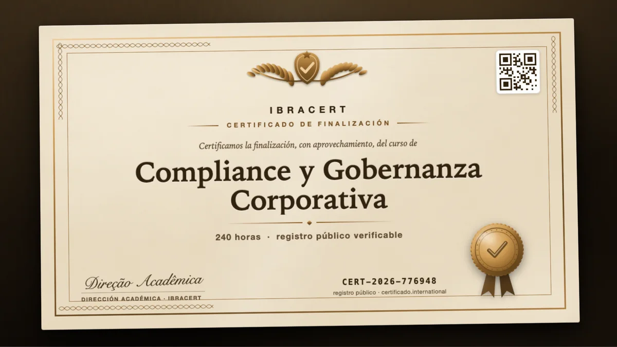 Portada del curso Compliance y Gobernanza Corporativa