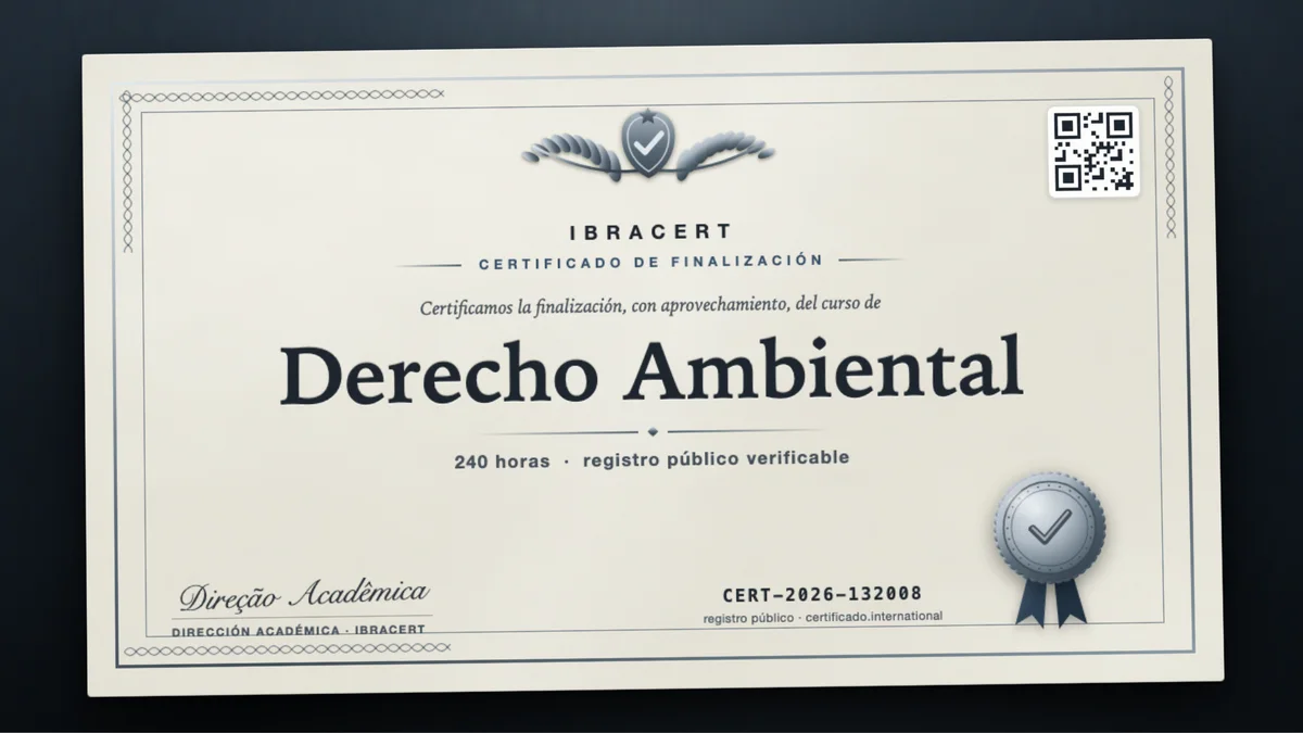 Portada del curso Derecho Ambiental