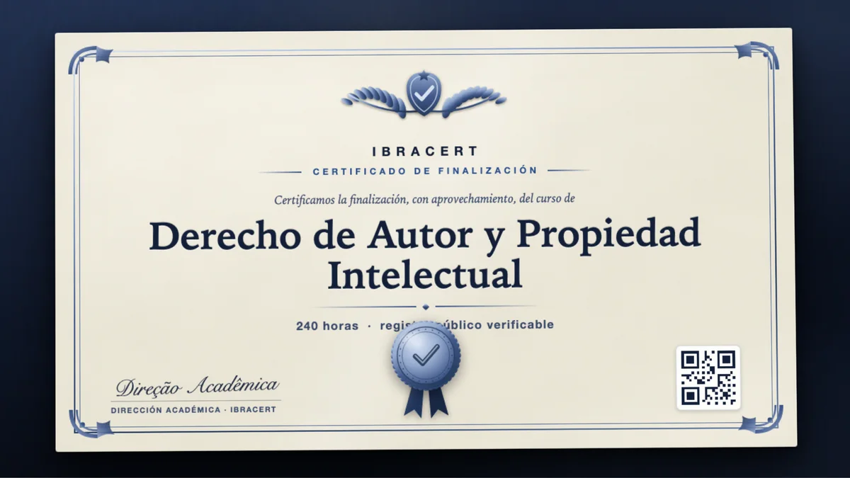Portada del curso Derecho de Autor y Propiedad Intelectual