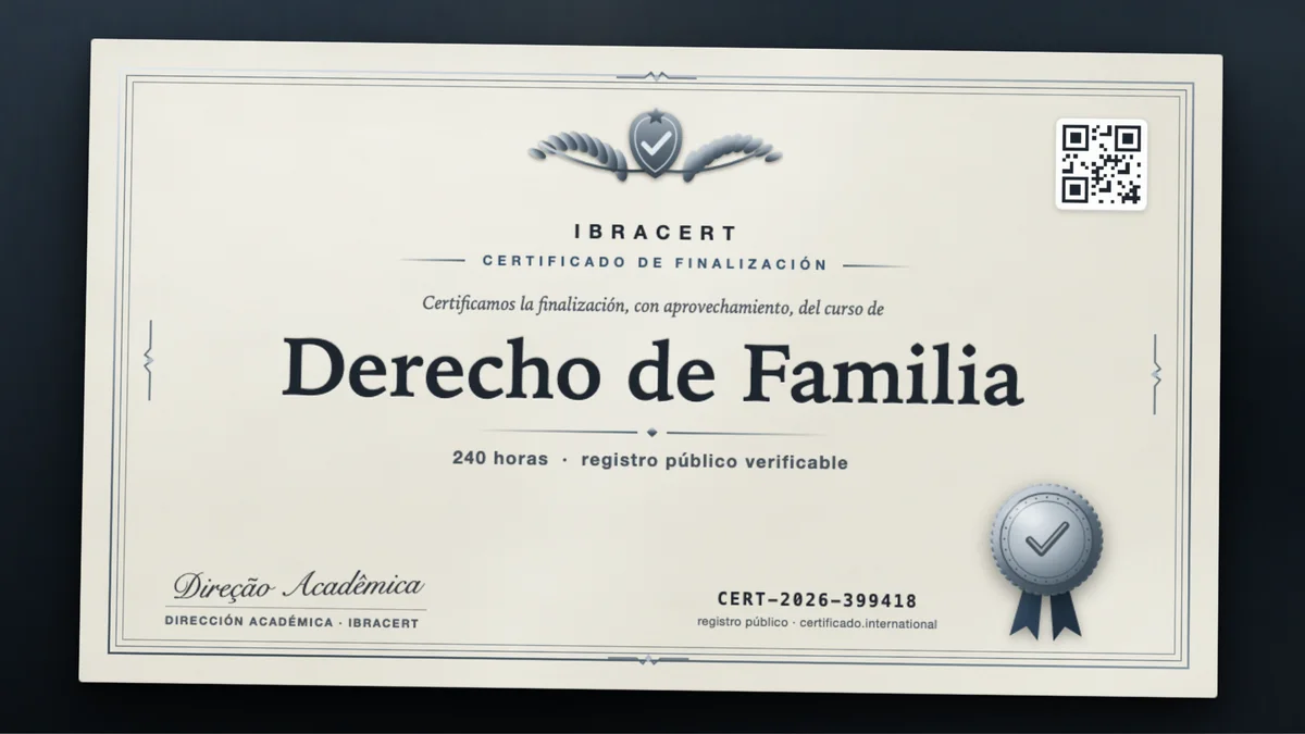 Portada del curso Derecho de Familia