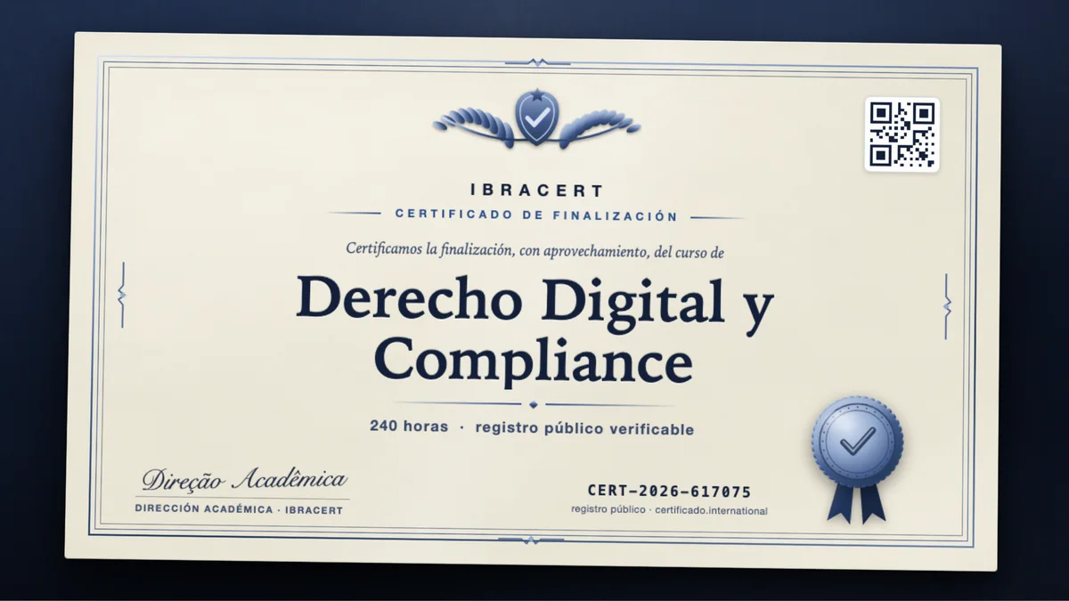 Portada del curso Derecho Digital y Compliance