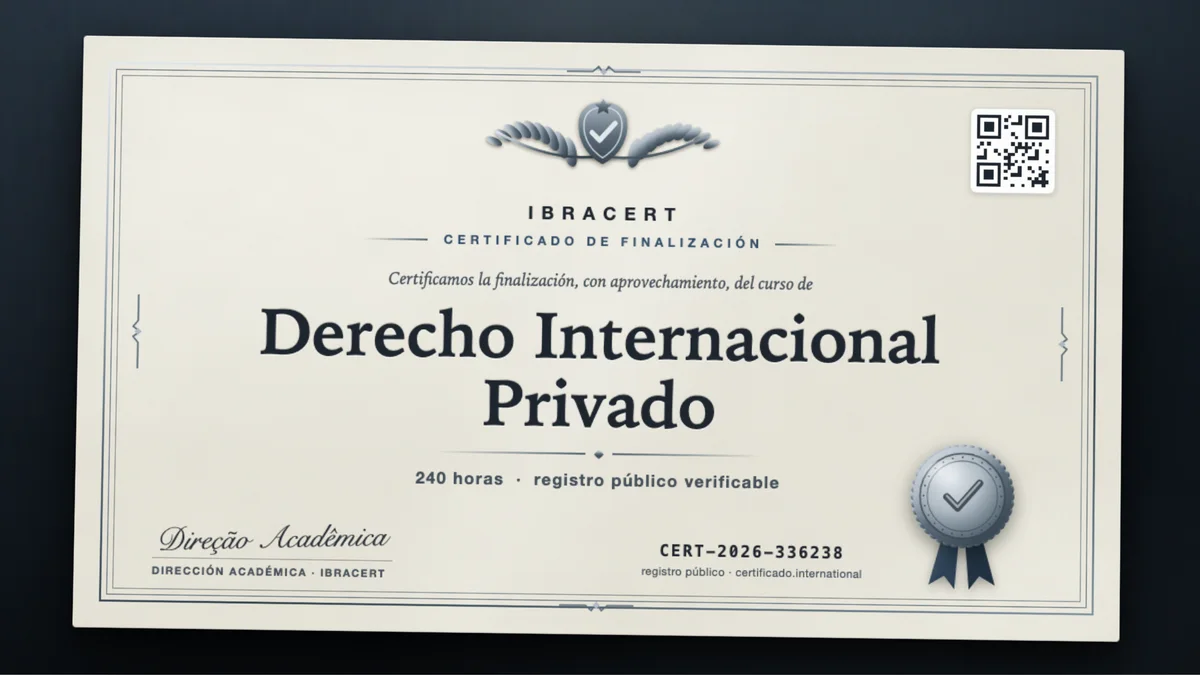Portada del curso Derecho Internacional Privado