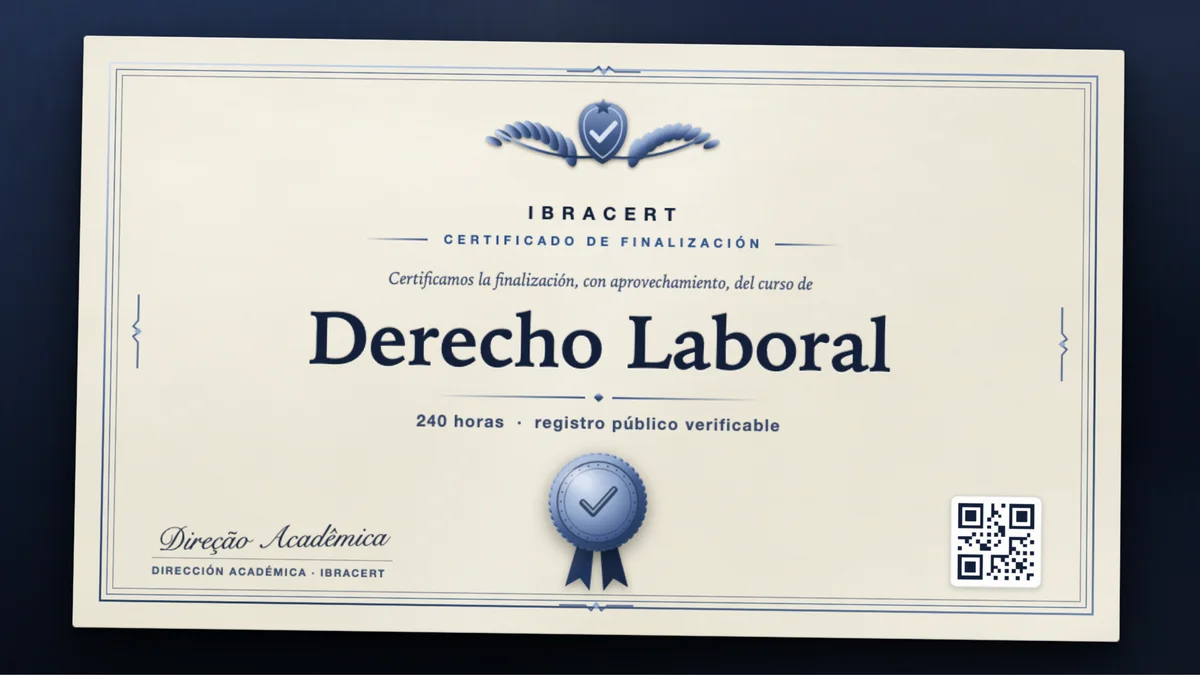 Portada del curso Derecho Laboral