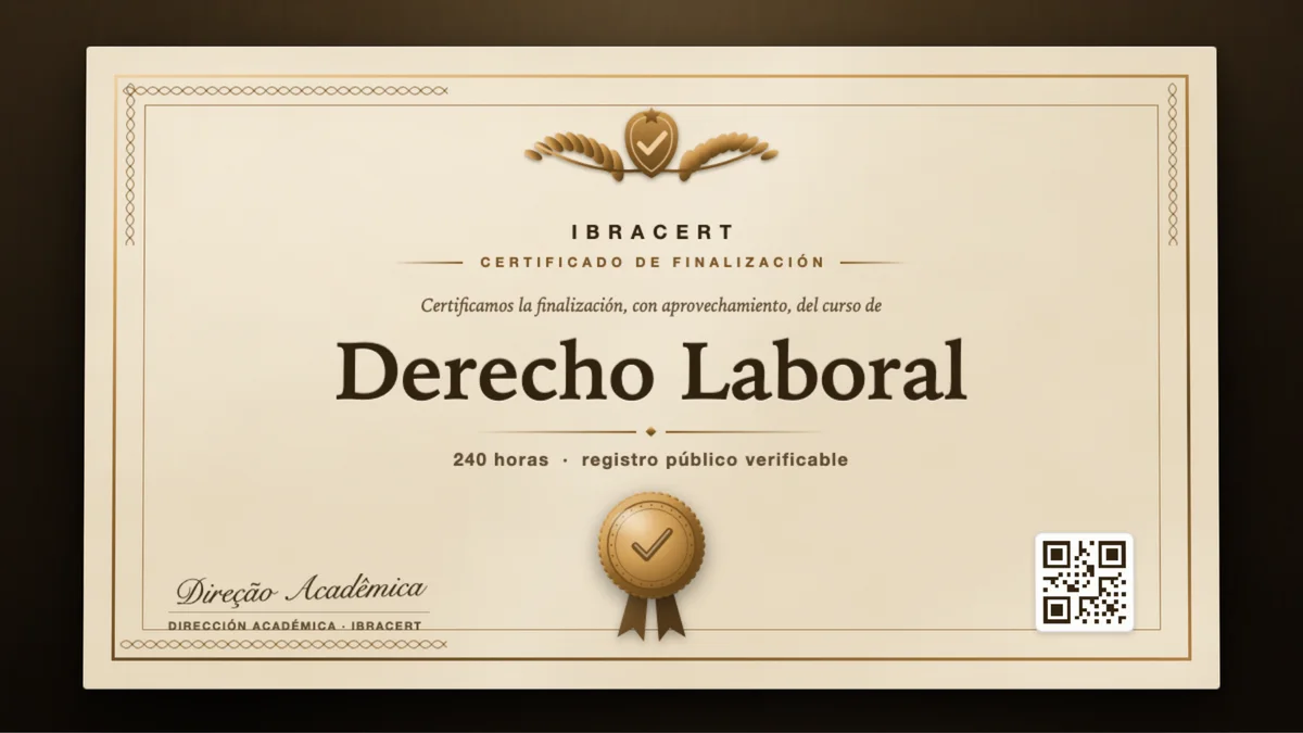 Portada del curso Derecho Laboral
