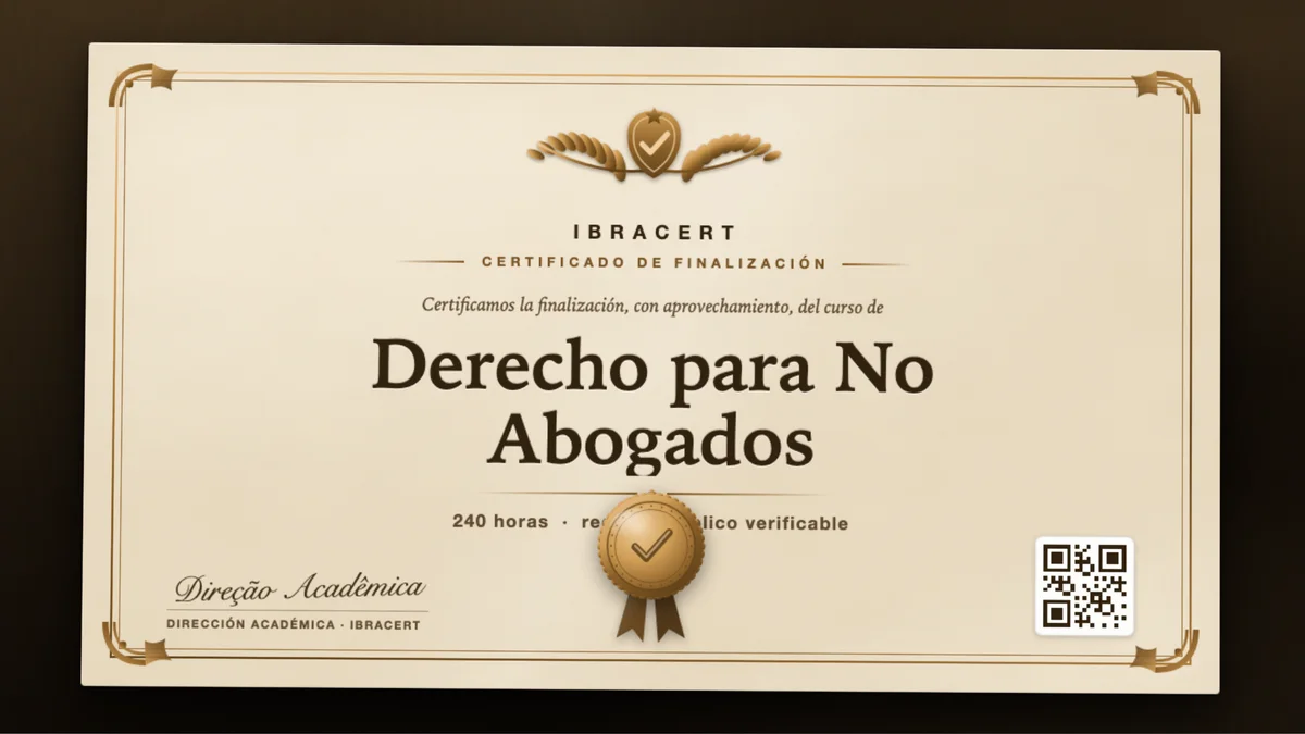Portada del curso Derecho para No Abogados