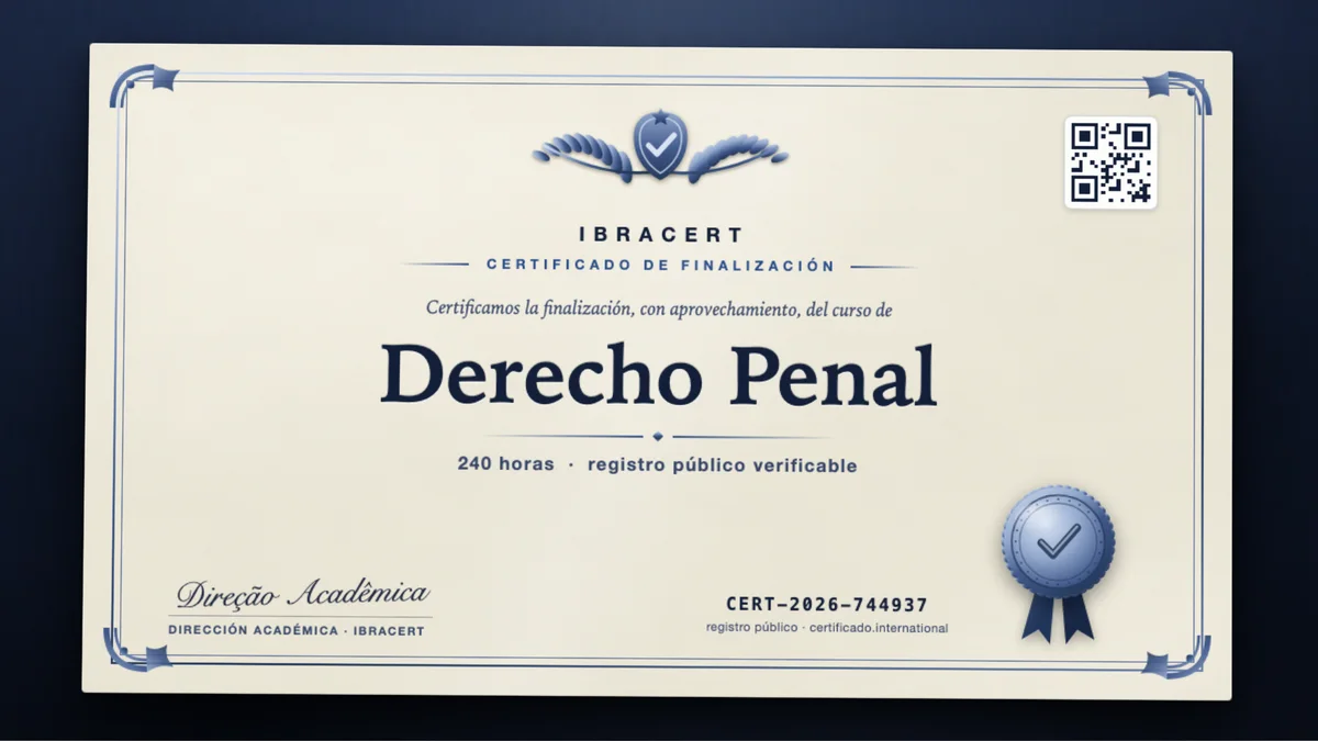 Portada del curso Derecho Penal