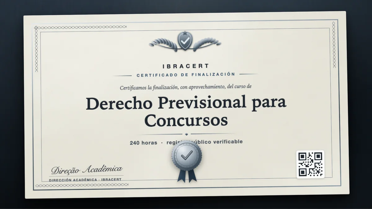 Portada del curso Derecho Previsional para Concursos