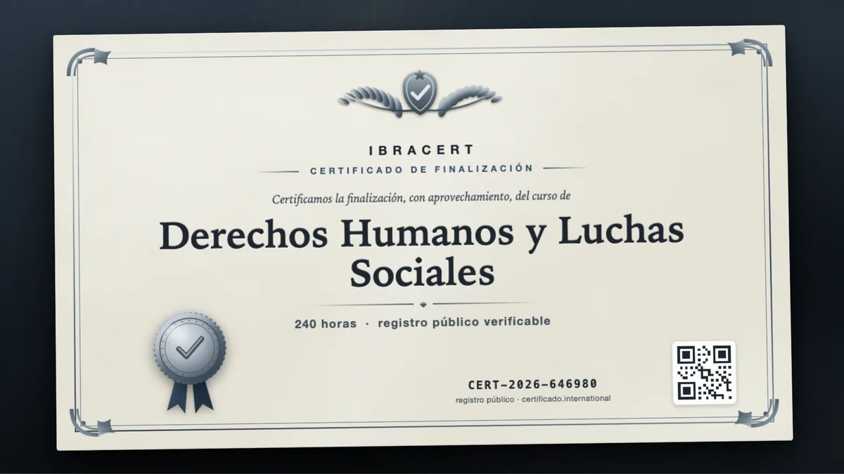 Portada del curso Derechos Humanos y Luchas Sociales