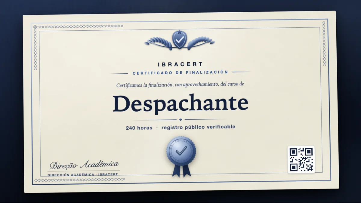 Portada del curso Despachante