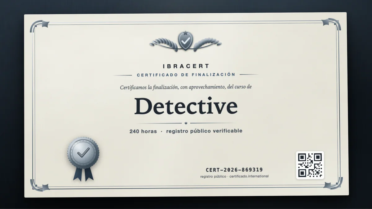 Portada del curso Detective