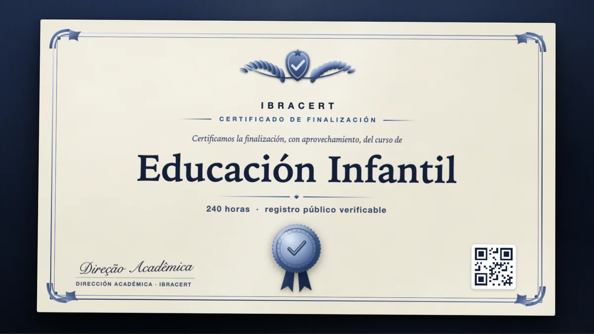 Portada del curso Educación Infantil