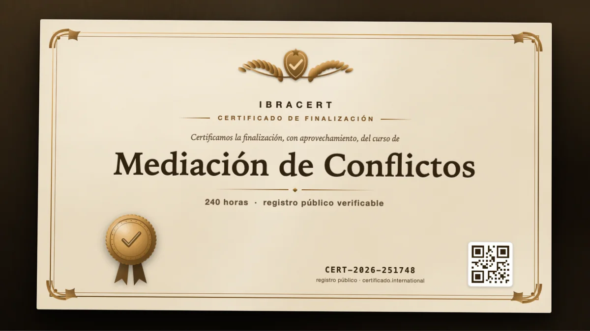 Portada del curso Mediación de Conflictos