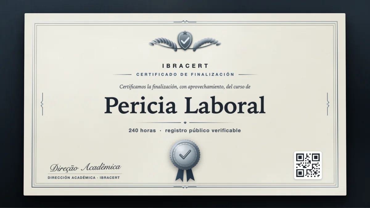 Portada del curso Pericia Laboral