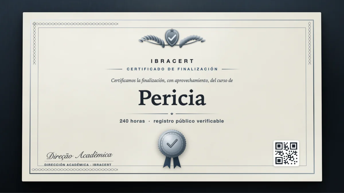 Portada del curso Pericia