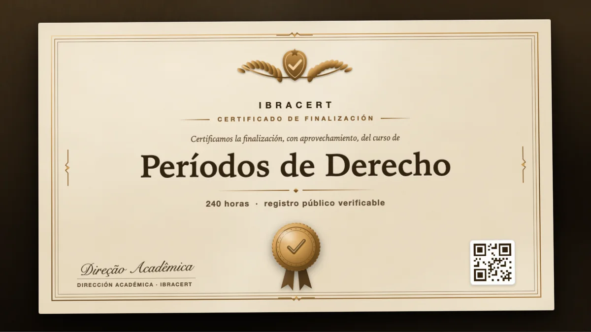 Portada del curso Períodos de Derecho
