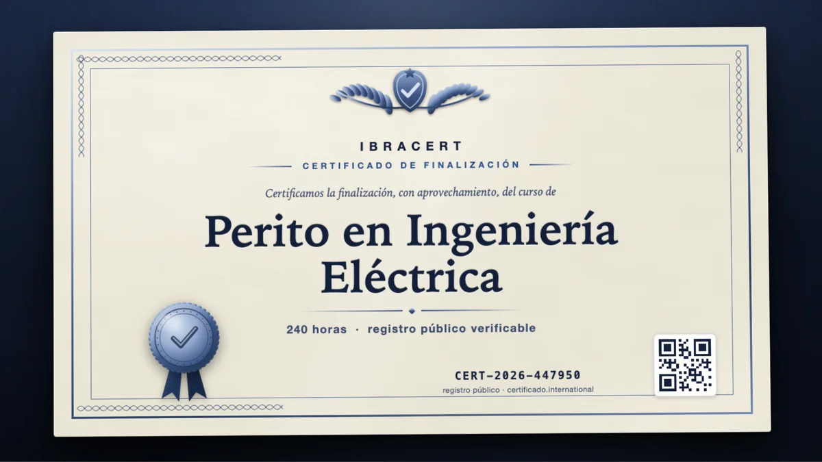 Portada del curso Perito en Ingeniería Eléctrica