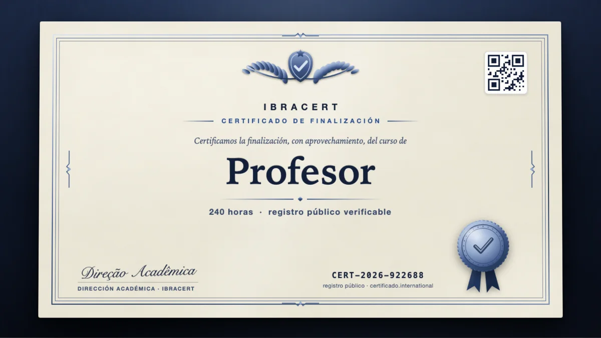 Portada del curso Profesor