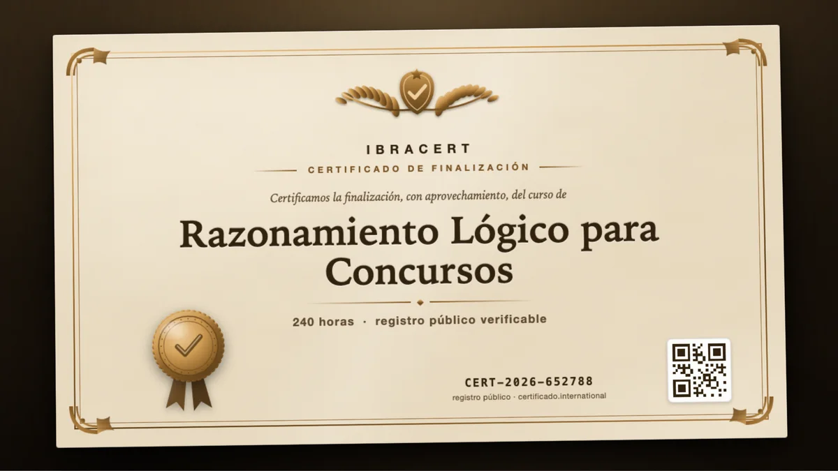 Portada del curso Razonamiento Lógico para Concursos