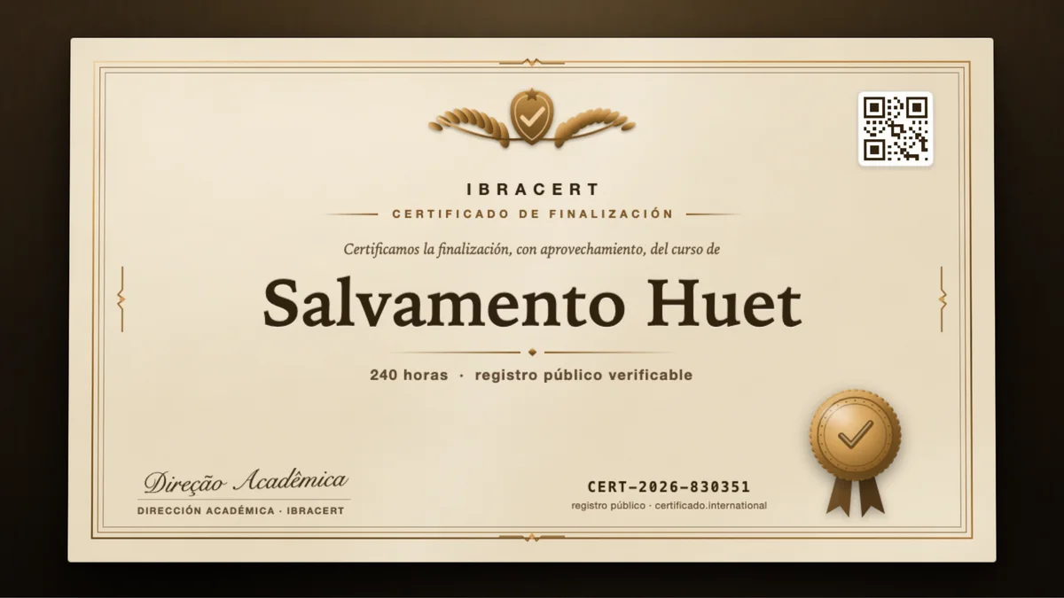 Portada del curso Salvamento Huet