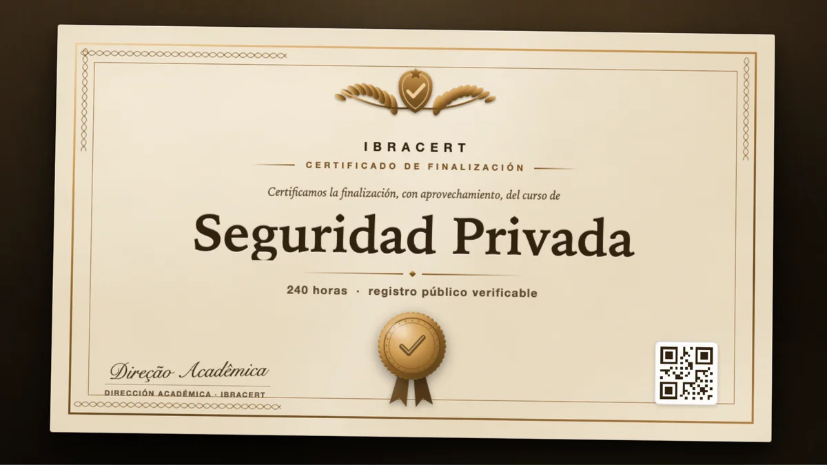 Portada del curso Seguridad Privada