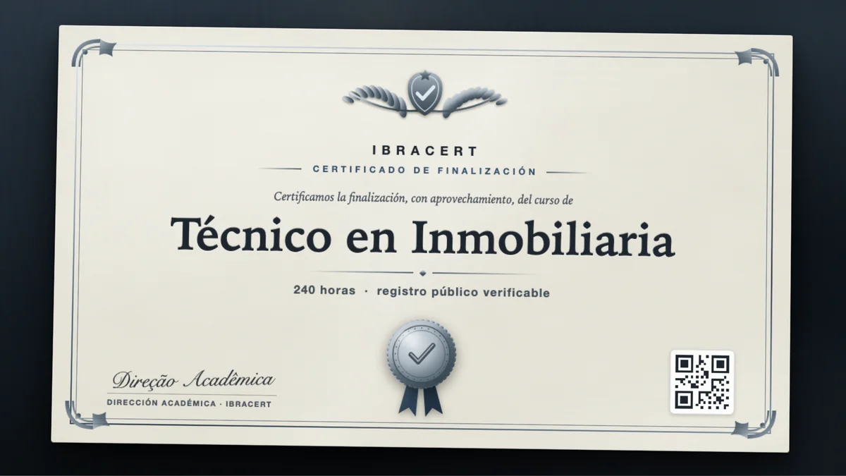 Portada del curso Técnico en Inmobiliaria