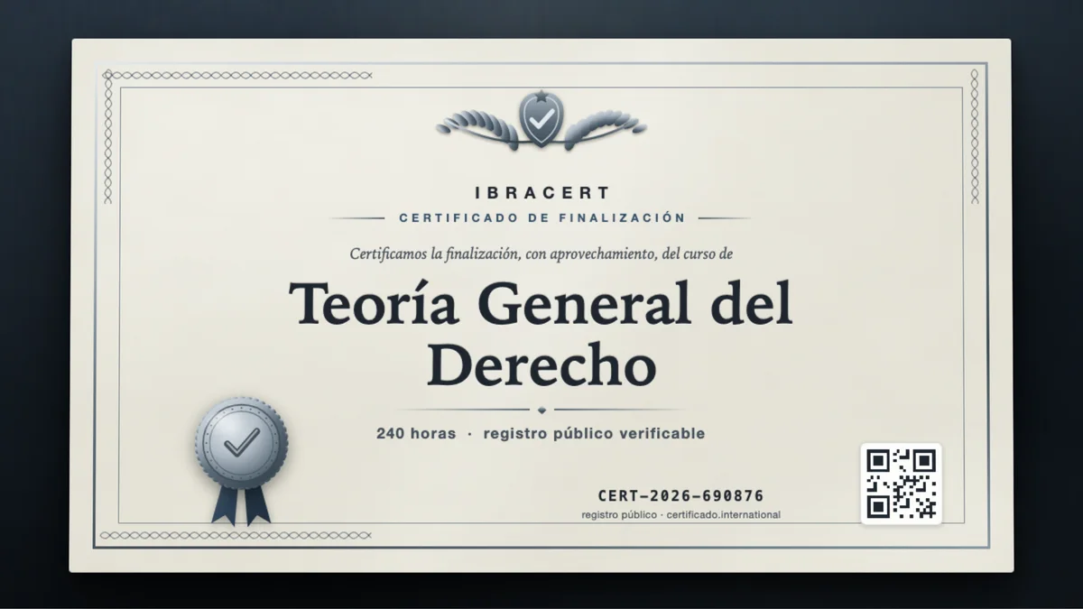 Portada del curso Teoría General del Derecho