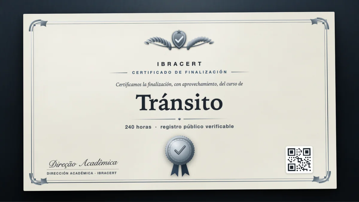 Portada del curso Tránsito