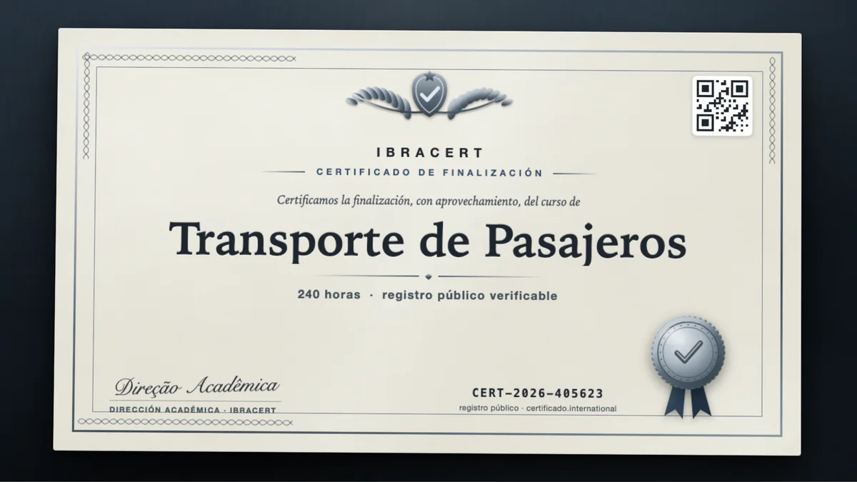 Portada del curso Transporte de Pasajeros