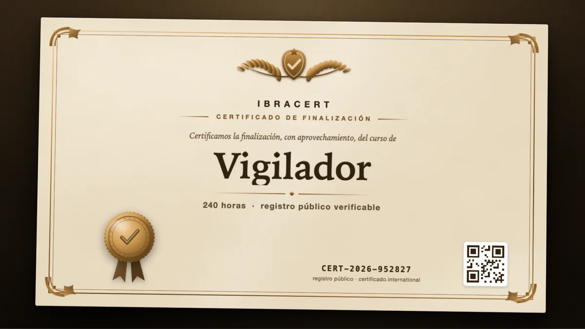 Portada del curso Vigilador