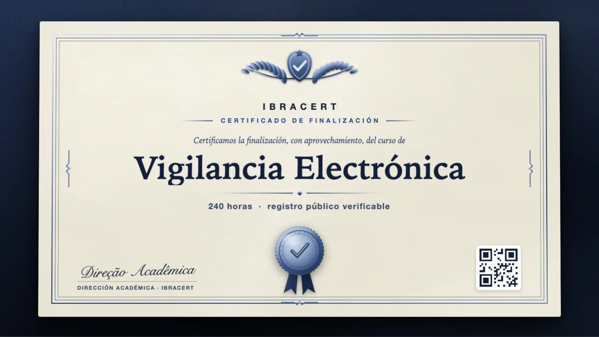 Portada del curso Vigilancia Electrónica