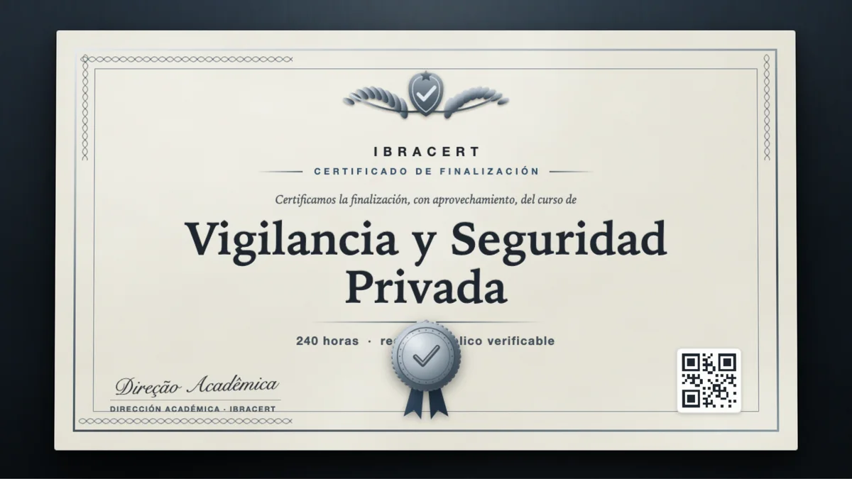 Portada del curso Vigilancia y Seguridad Privada