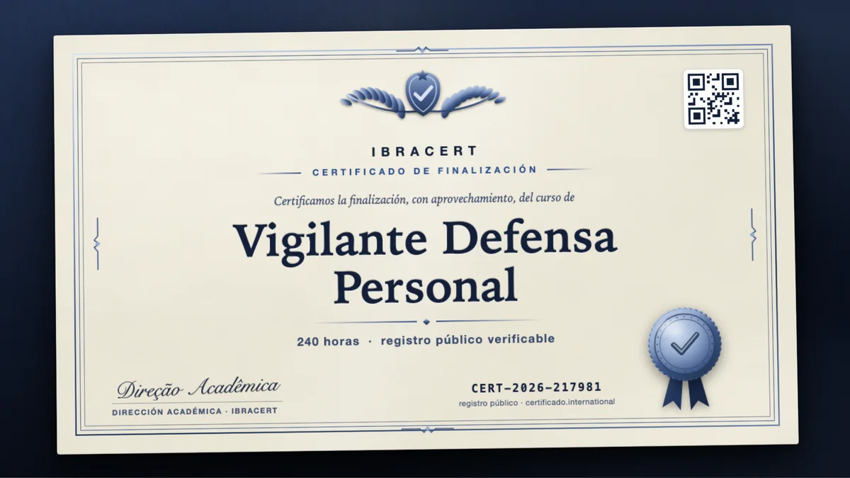Portada del curso Vigilante Defensa Personal