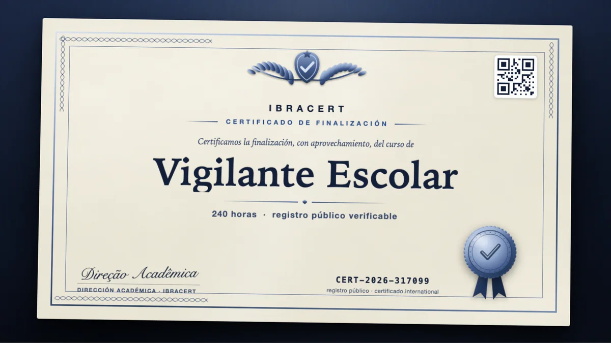 Portada del curso Vigilante Escolar