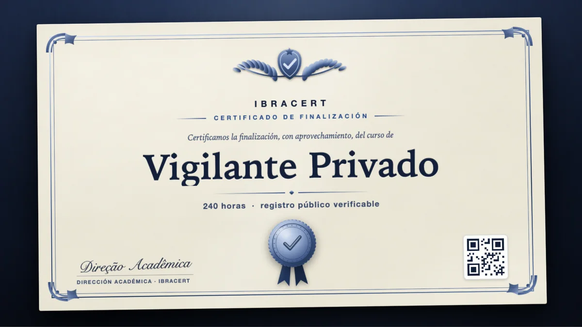 Portada del curso Vigilante Privado