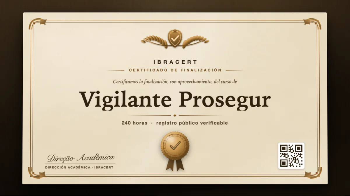 Portada del curso Vigilante Prosegur