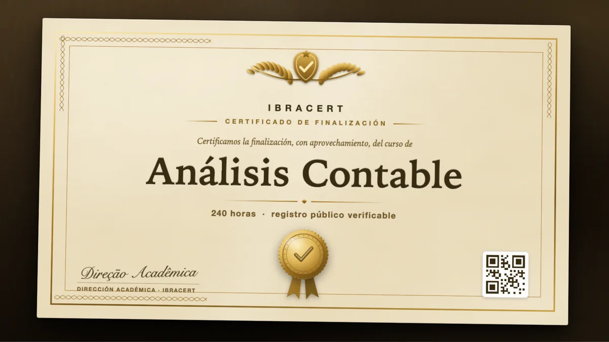 Portada del curso Análisis Contable