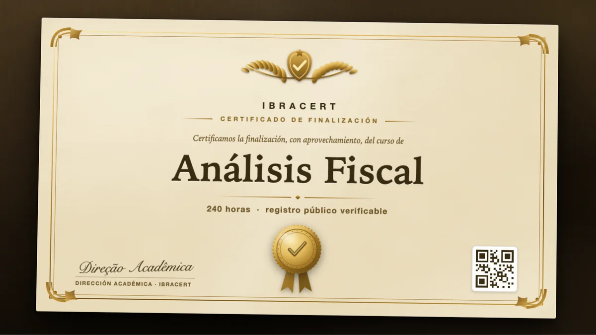 Portada del curso Análisis Fiscal