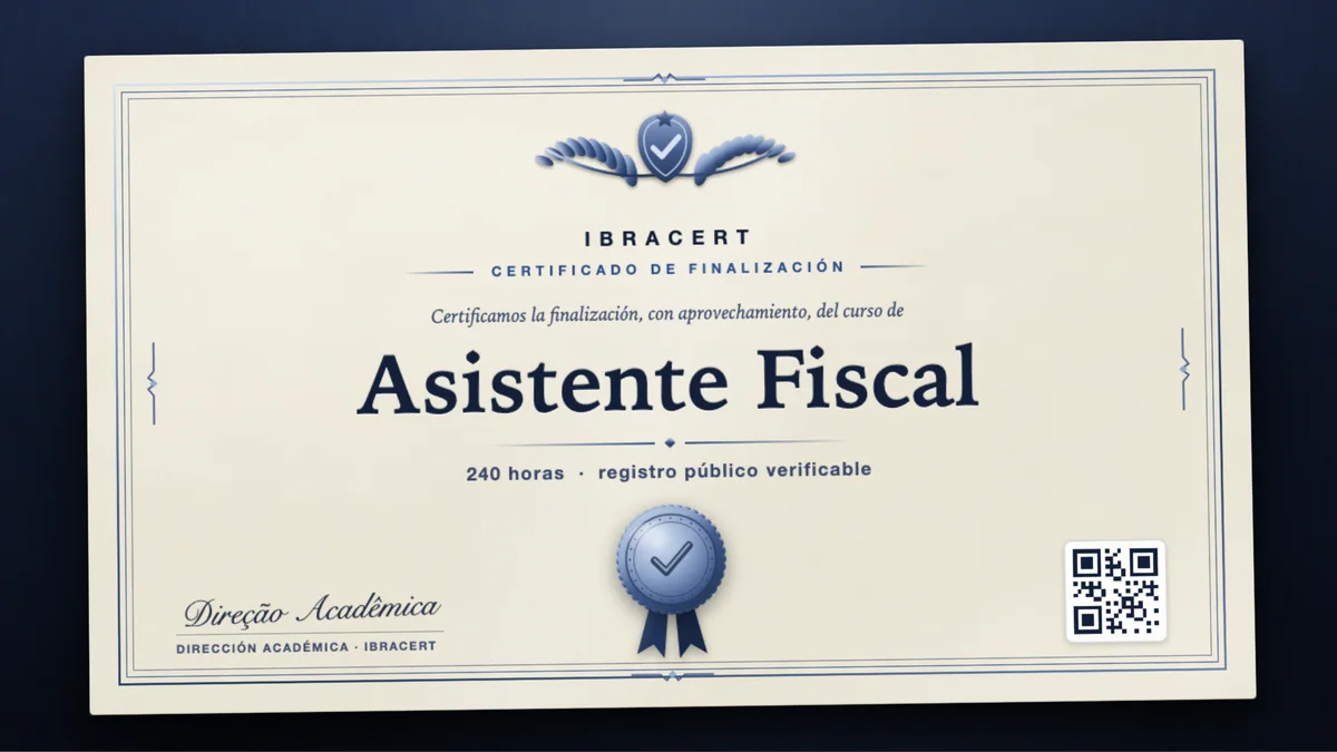 Portada del curso Asistente Fiscal