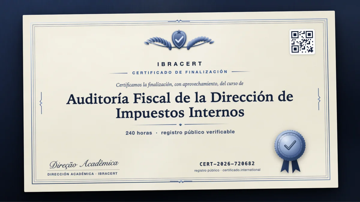 Portada del curso Auditoría Fiscal de la Dirección de Impuestos Internos