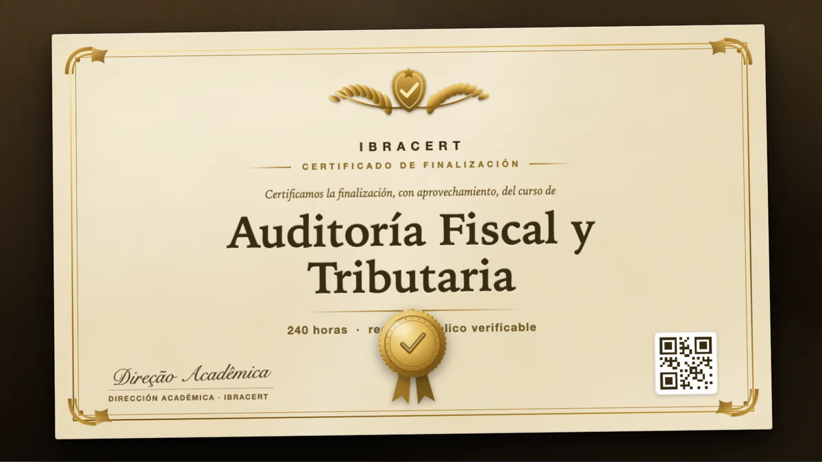 Portada del curso Auditoría Fiscal y Tributaria