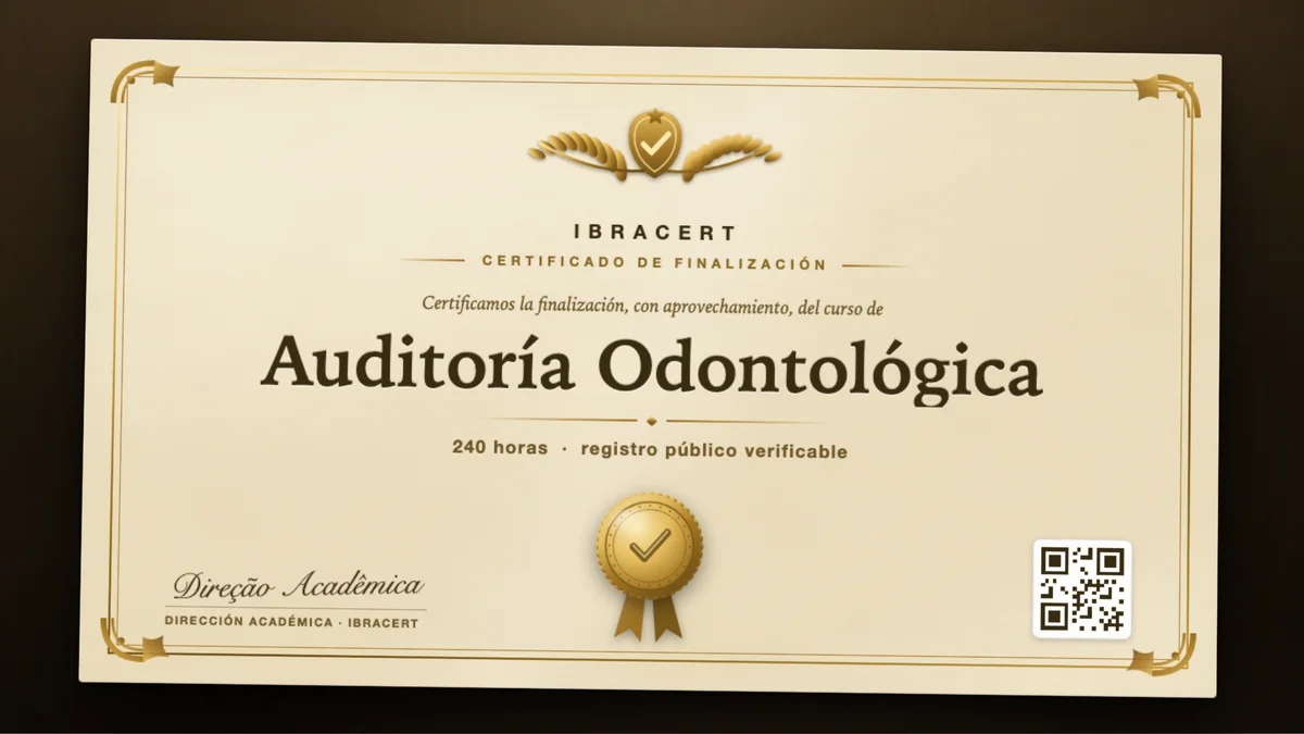 Portada del curso Auditoría Odontológica
