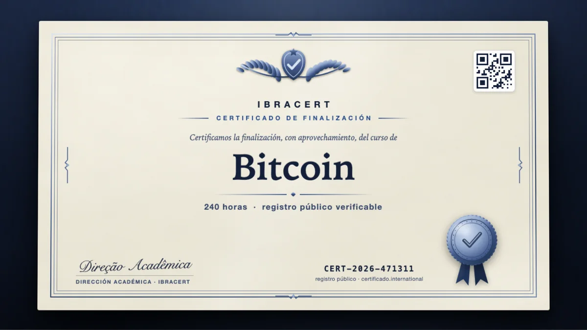 Portada del curso Bitcoin