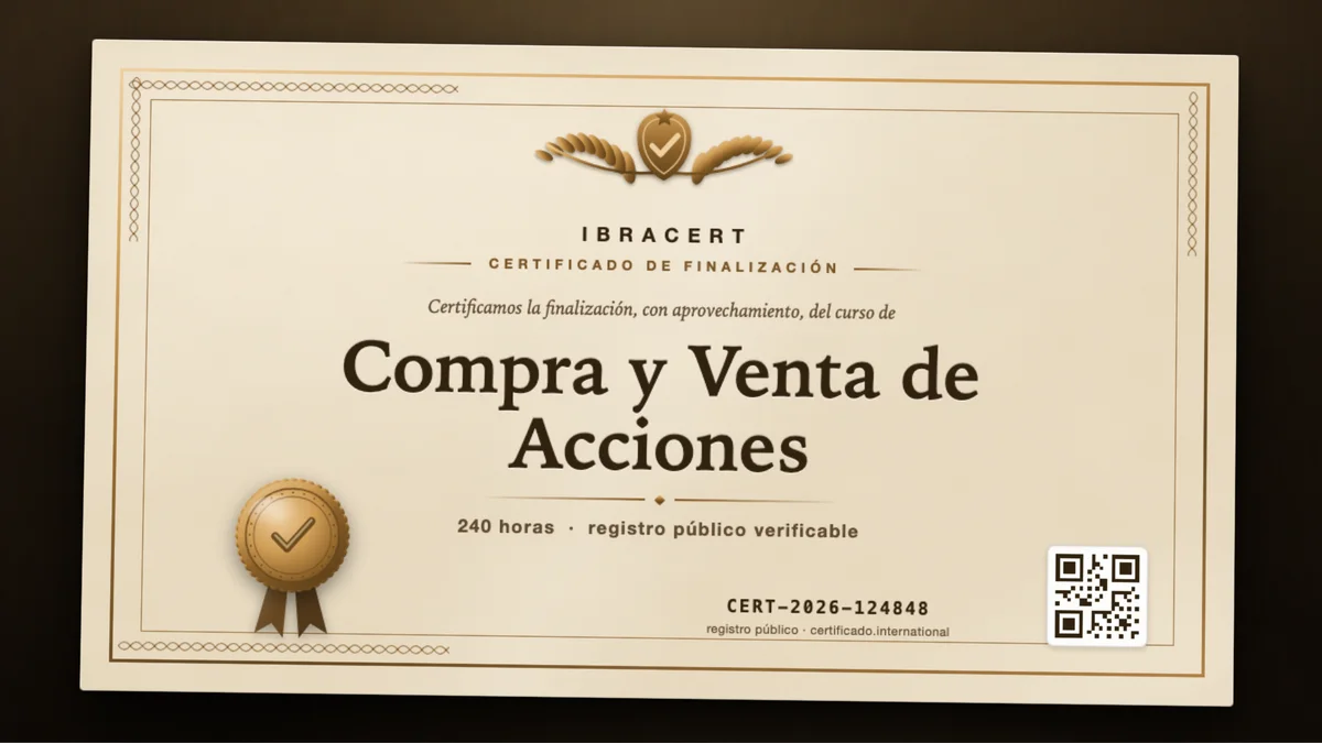 Portada del curso Compra y Venta de Acciones