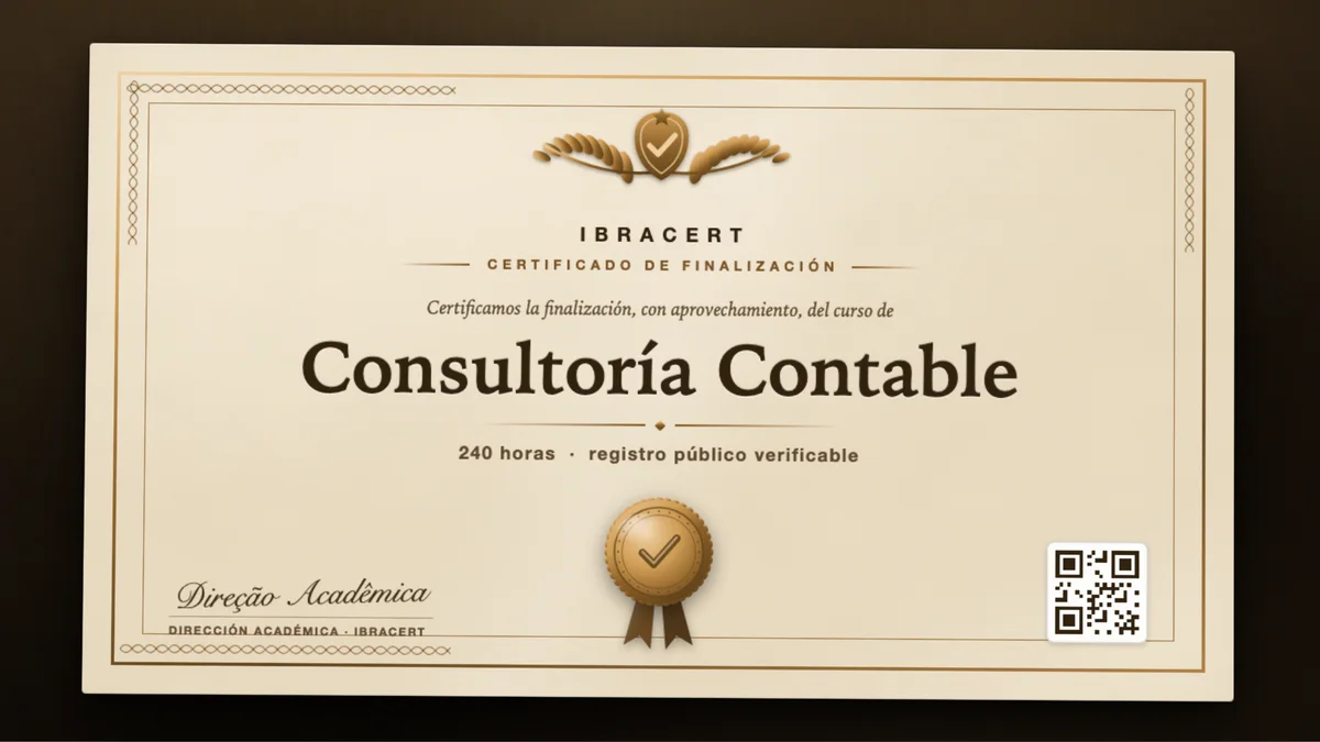 Portada del curso Consultoría Contable