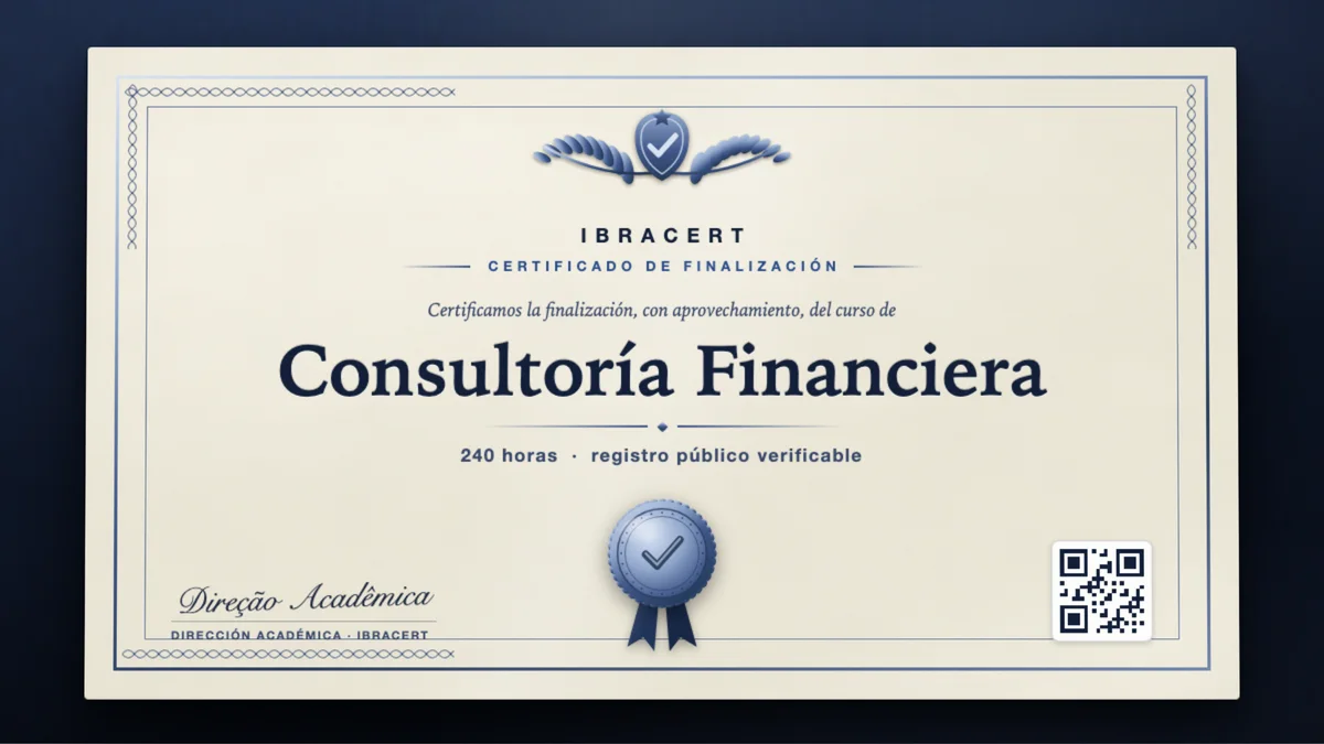 Portada del curso Consultoría Financiera