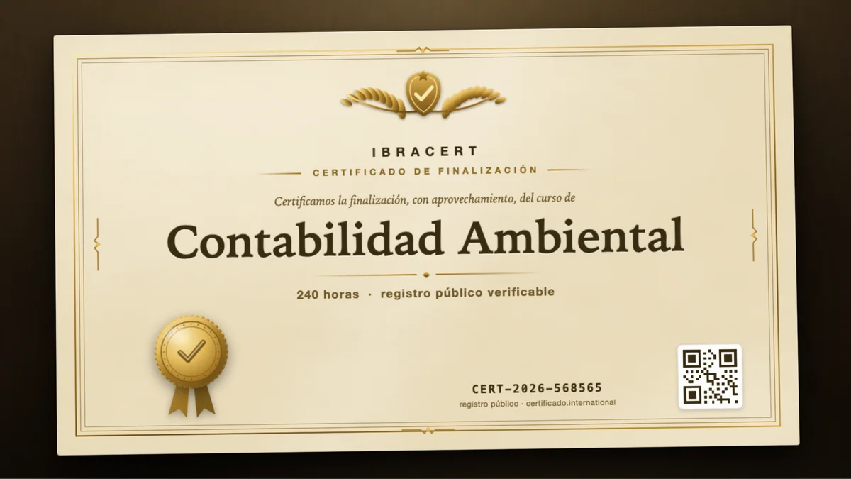 Portada del curso Contabilidad Ambiental