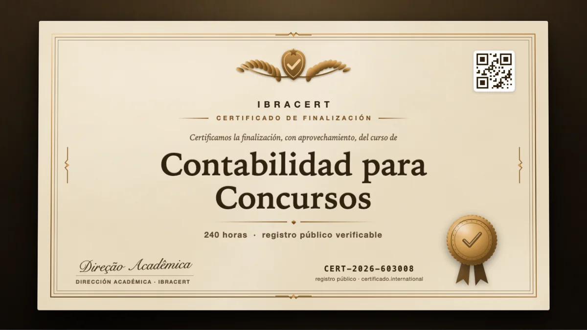 Portada del curso Contabilidad para Concursos